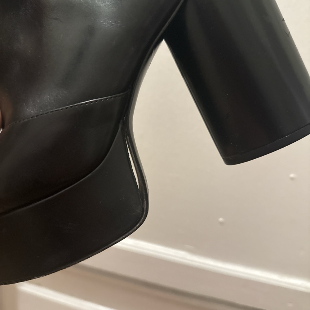 Black Marc Jacobs Platform Ankle Boots - Picture 5 of 5